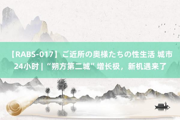 【RABS-017】ご近所の奥様たちの性生活 城市24小时 | “朔方第二城”增长极，新机遇来了