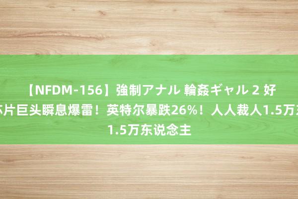 【NFDM-156】強制アナル 輪姦ギャル 2 好意思国芯片巨头瞬息爆雷！英特尔暴跌26%！人人裁人1.5万东说念主