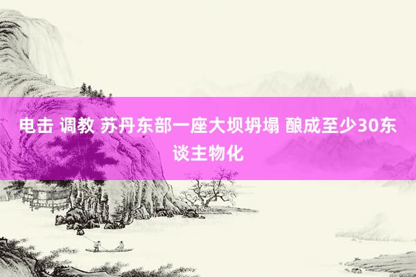 电击 调教 苏丹东部一座大坝坍塌 酿成至少30东谈主物化