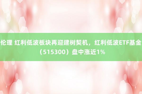 伦理 红利低波板块再迎建树契机，红利低波ETF基金（515300）盘中涨近1%