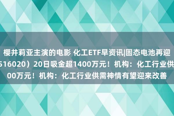 樱井莉亚主演的电影 化工ETF早资讯|固态电池再迎新疏忽，化工ETF（516020）20日吸金超1400万元！机构：化工行业供需神情有望迎来改善